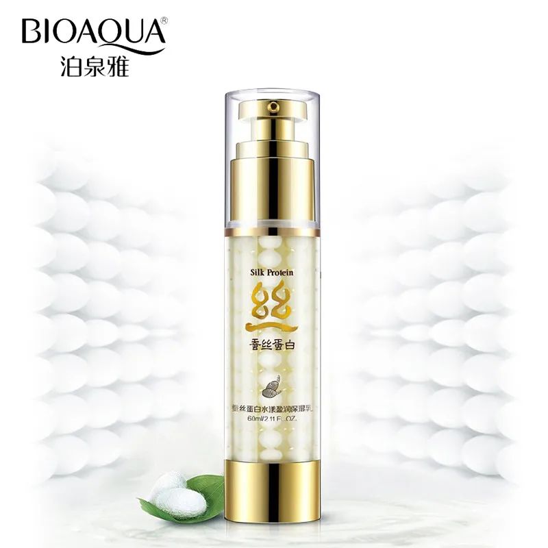 

BIOAQUA Silk Protein Face Lotion Deep Hydrating Oil-control Moisturizing Anti Wrinkle Face Essence Lotion 60g