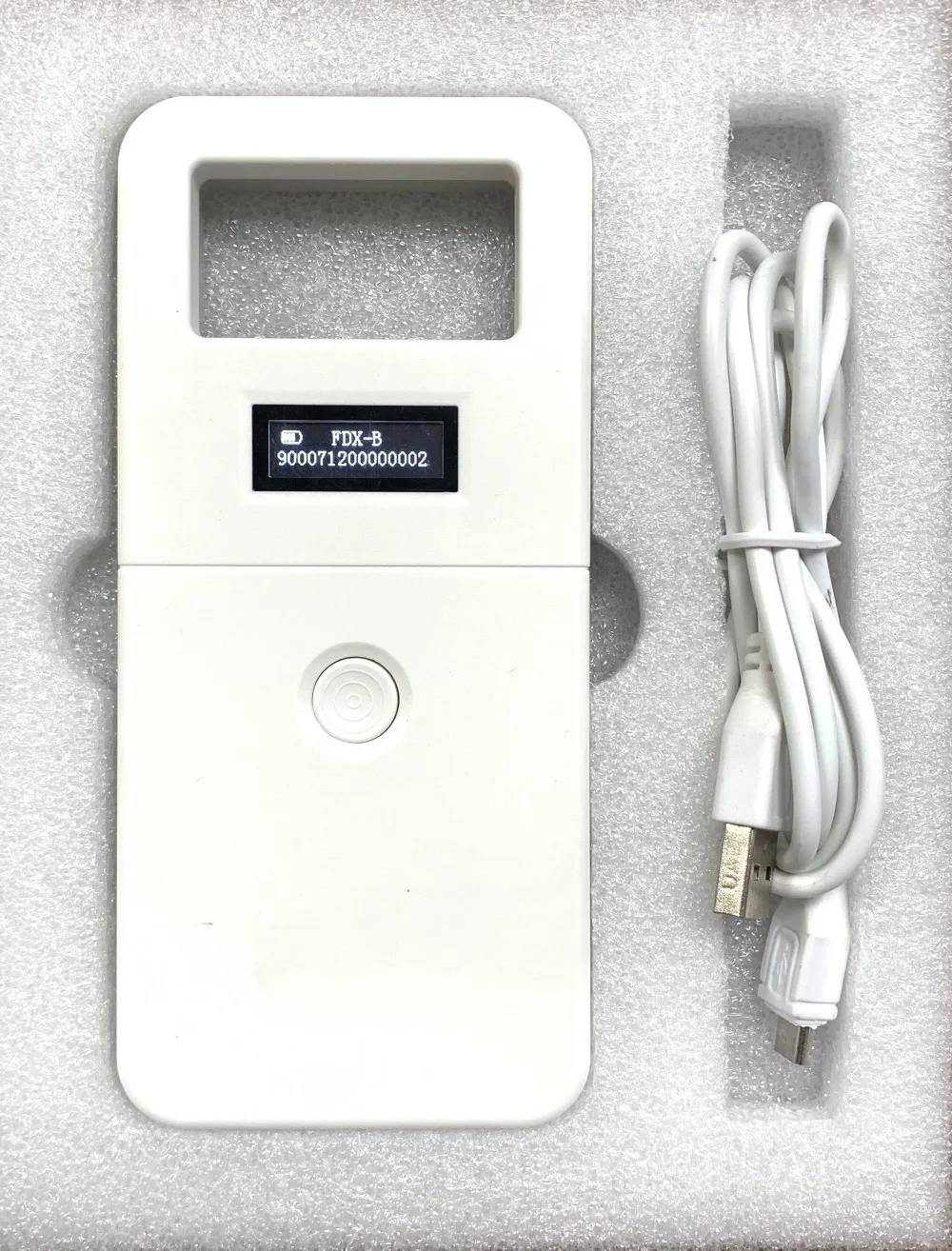 DWE CC RF rf 134,2 khz fdx-b EM4305 rfid микро мини-чип считыватель крупного рогатого скота pet сканер для животных красочные
