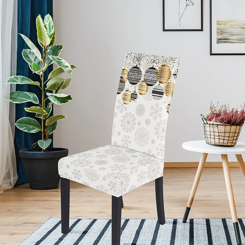 Stretch Printing Dining Chair Cover Modern Removable Anti-Dirty Kitchen Seat Banquet | Дом и сад