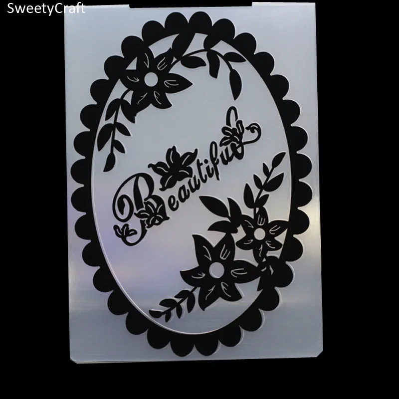 Зеркальная кружевная рамка папка для тиснения красные пластиковые штампы