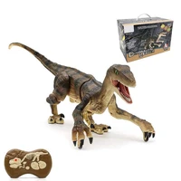 rc dinosaur electric walking raptor jurassic dinosaur kids toy intelligent animal simulation remote control dinosaur