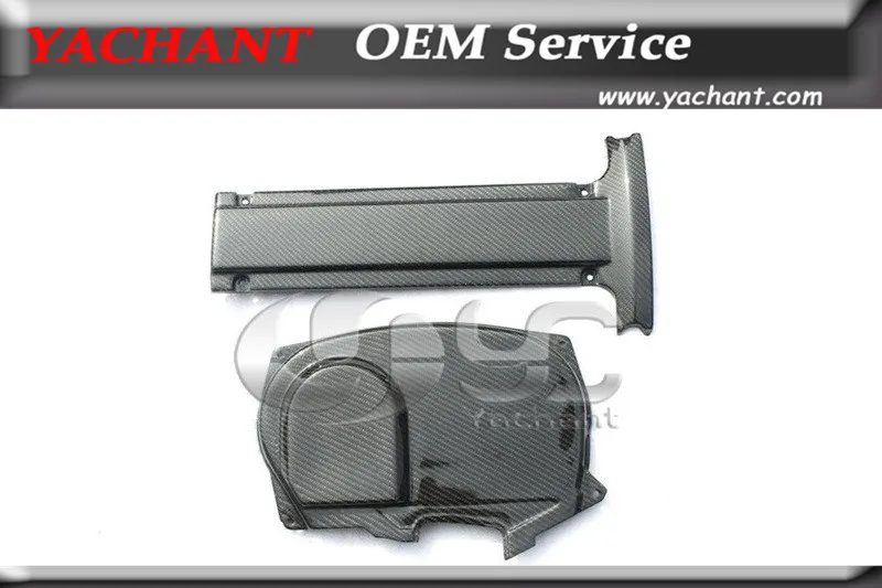 Поставляется с отделкой из углеродного волокна, подходит для 06-07 EVO 9 Cam и крышки штекера двигателя, 2 шт. и 96-05 EVO 4-8 4G63 CT9A крышка кулачка двигателя, 1 шт.