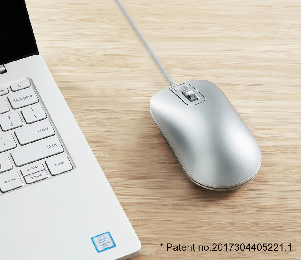 Xiaomi новая Идентификация отпечатков пальцев мышь USB интерфейс для Windows10, 8,1 поверхность ноутбука Настольный компьютер офисная проводная мышь