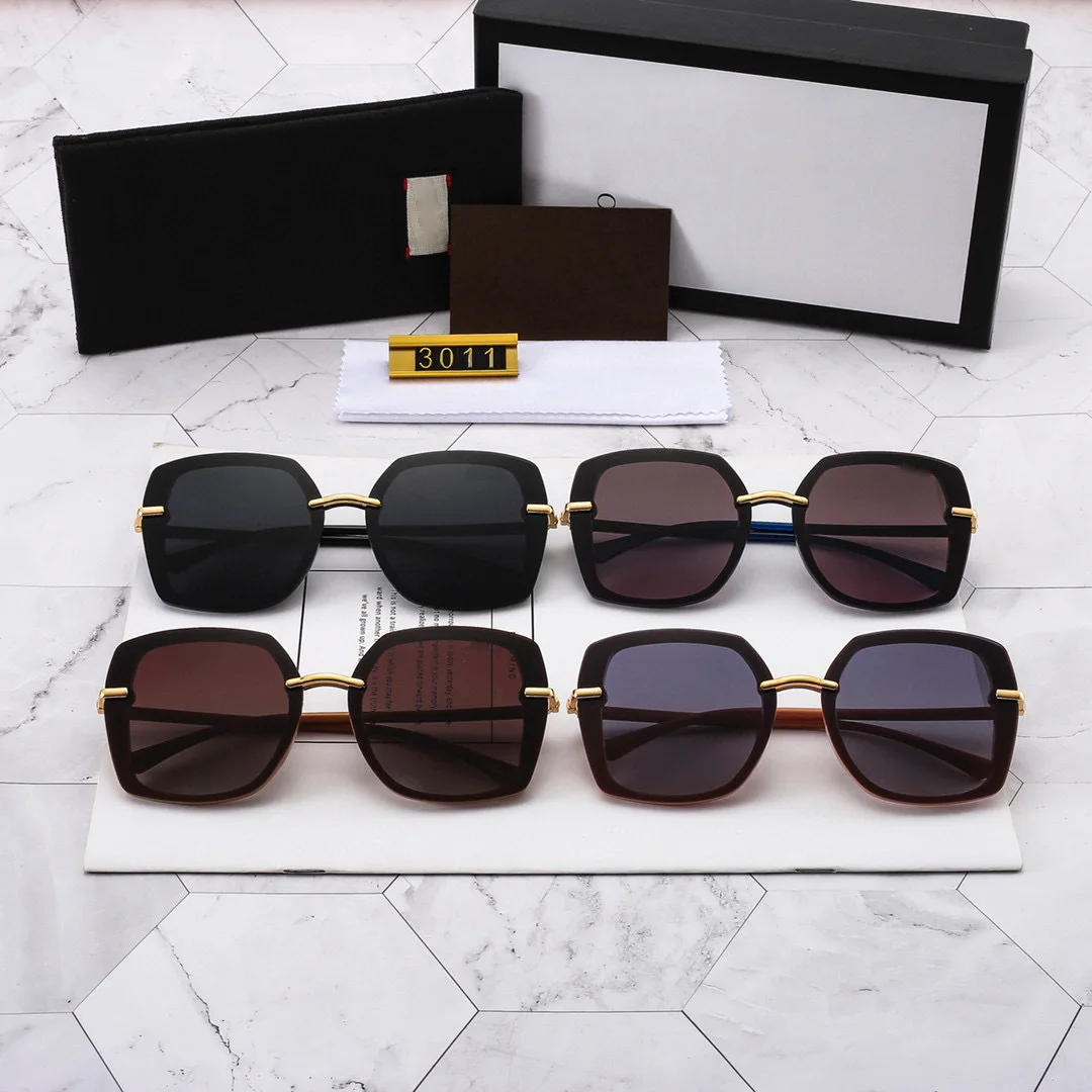 

Designer Luxury Brand Women Men Polarized Sunglasses Oversize Frame Square Retro Shades Glasses Outdoor Travel Punk Eyewear