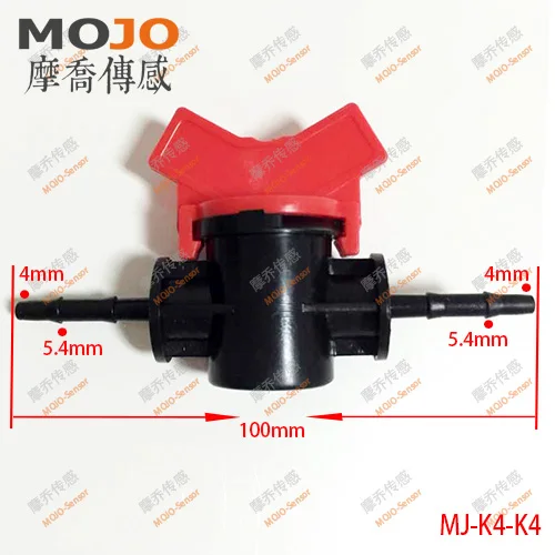 

2020 (10pcs/Lots) MJ-K4-K4 NEW PE Water valve for 4mm diameter garden irrigation water faucet