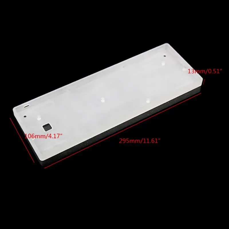 Новое поступление чехол DZ60 Матовый Акриловый с молоком оболочка PCB Costar Plate для 60%