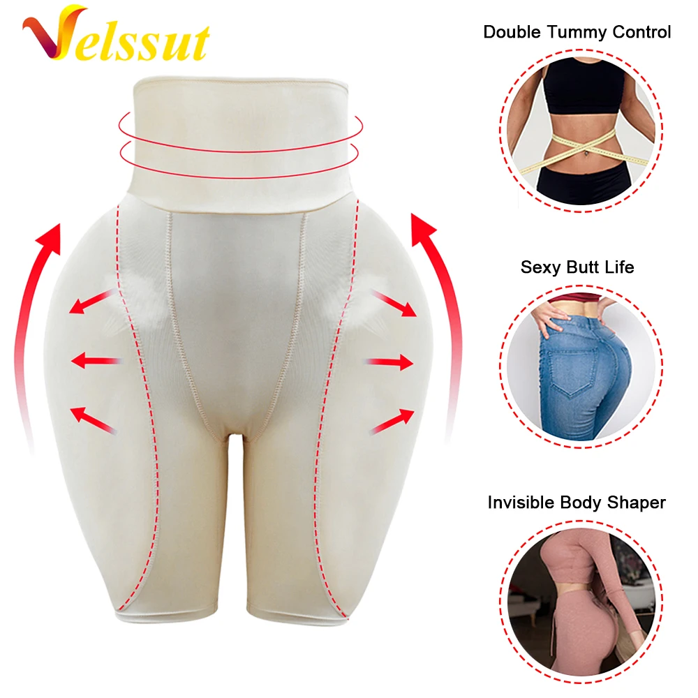 Velssut Butt Lifter Shapewear for Women Hight Waist Tummy Control Panties Body Shape Booty Lift Shorts But Enhancer Underwear