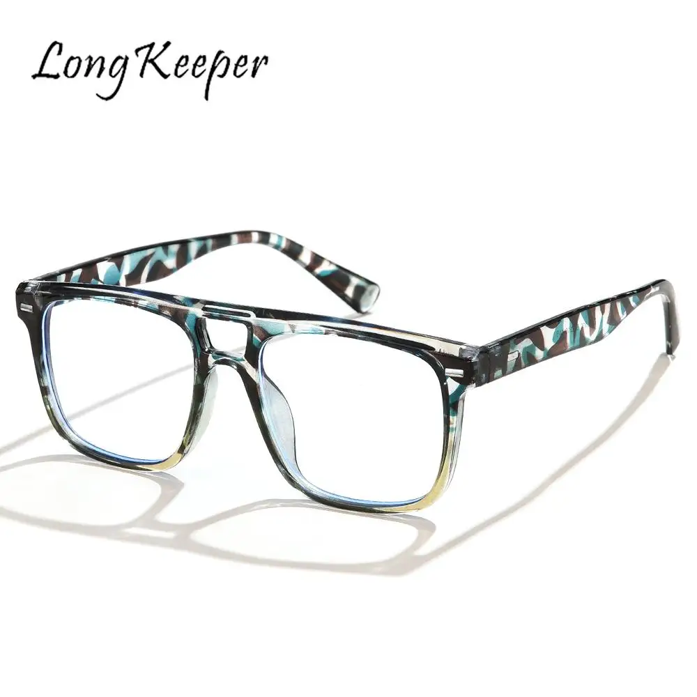 LongKeeper Anti Blue Light Computer Glasses For Men Clear Eyewear Frames Blue Light Blocking Glasses Optical Gaming Eyeglasses blue blocker glasses