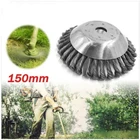 150 мм головка для триммера для травы, стальная проволока, щеточка для резака, детали для удаления пыли и ржавчины, сварочное колесо для сада, электроинструмент для лужайки