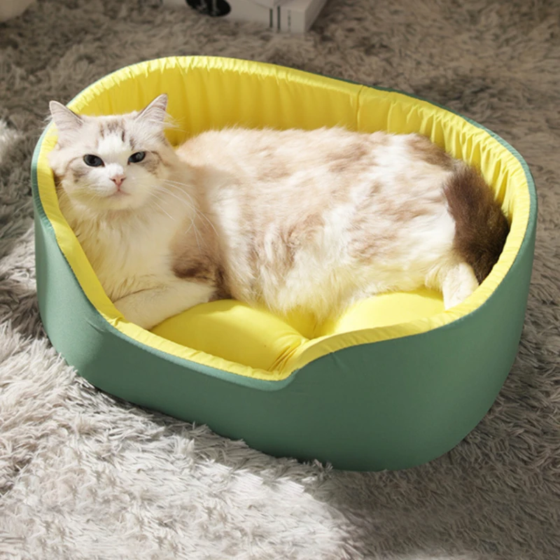 Моющаяся кровать для домашних животных собаки кошки большая подушка щенка