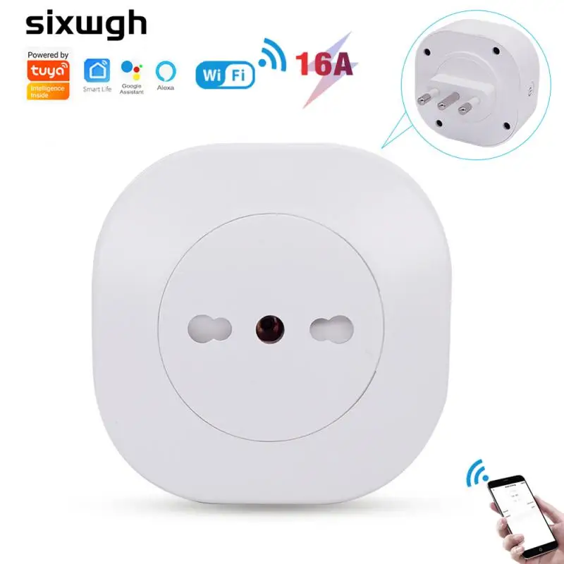 

Умная розетка Tuya с поддержкой Wi-Fi, 16 А, 10 А