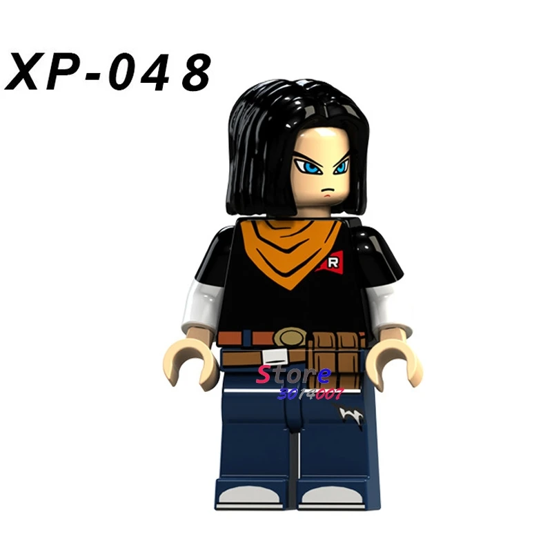 XP048 Один строительный конструктор Dragon Ball Z Goku Gotenks Torankusu Tien Shinhan Android 18 лазурит Коллекция игрушек для детей - Цвет: XP048