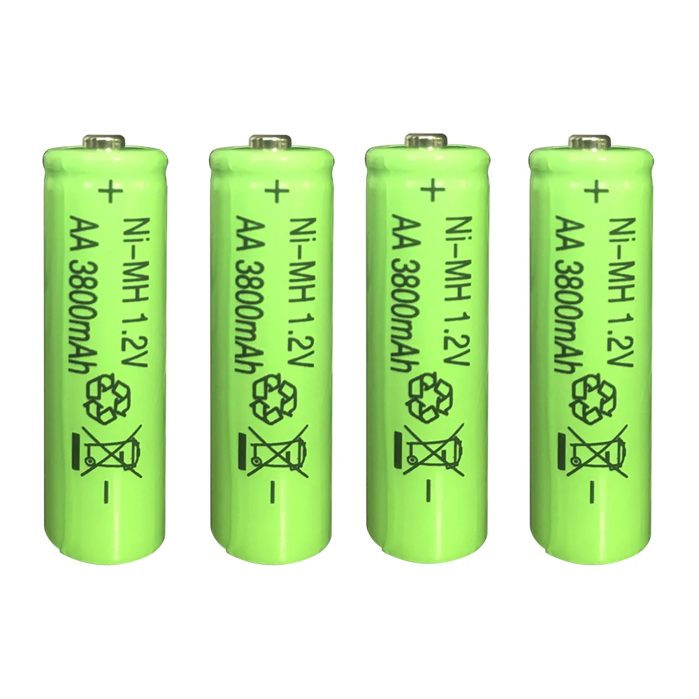 AA батарея новый оригинальный 3800mAh 1 2 V NiMH аккумулятор Ni-MH батареи | Электроника