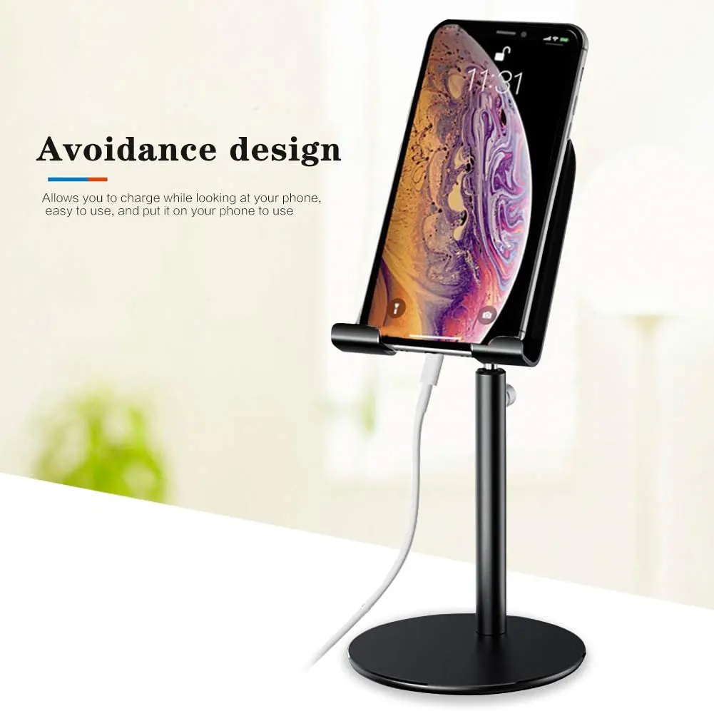 

Universal Height Adjustable Desktop Phone Holder For iPhone Samsung Xiaomi Mobile Phone Holder Stand For iPad Tablet Desk Holder