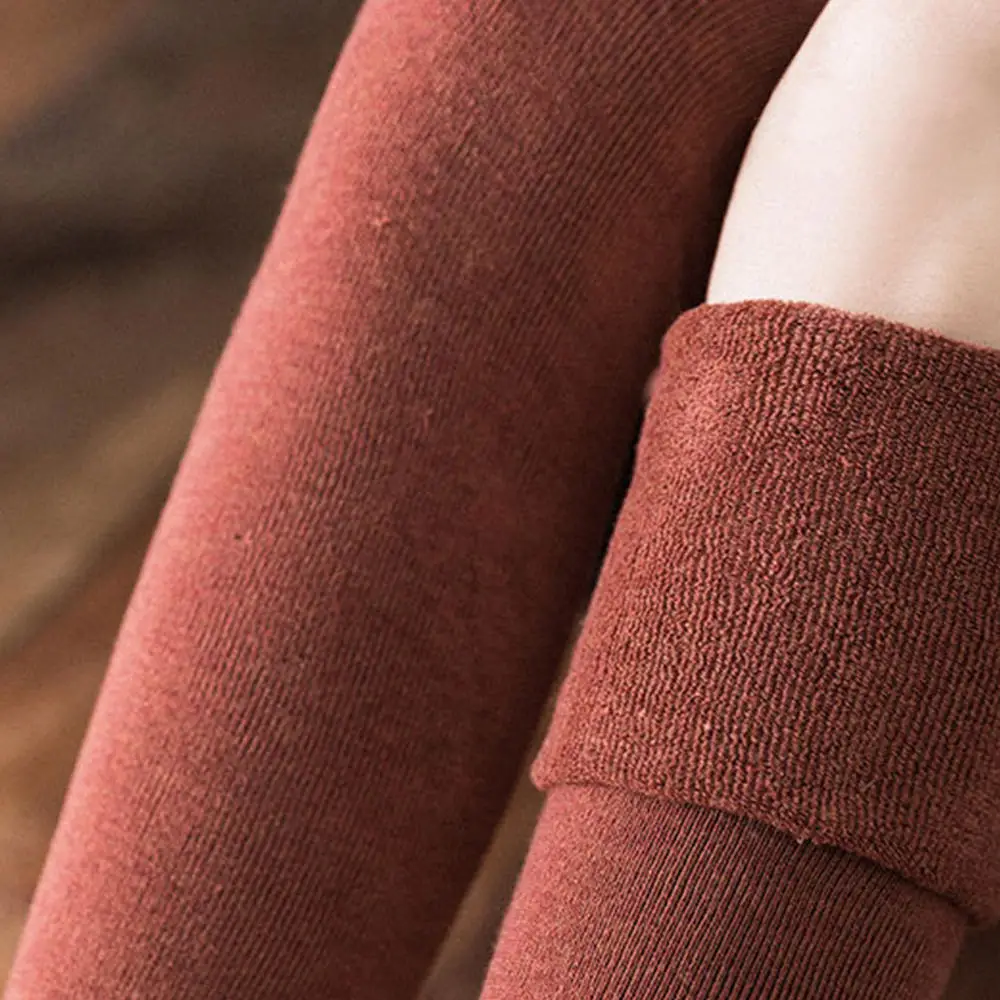 

Pure Cotton Stockings Long Boot Over Knee Thigh High Girls Warm Stock Autumn And Winter Ladies Fashion Items Daily Wear