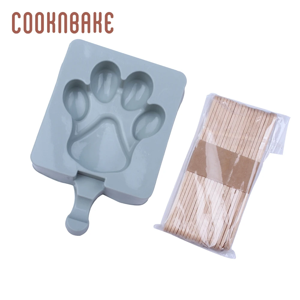 COOKNBAKE силиконовая форма для мороженого cat paw силиконовый инструмент кубиков с