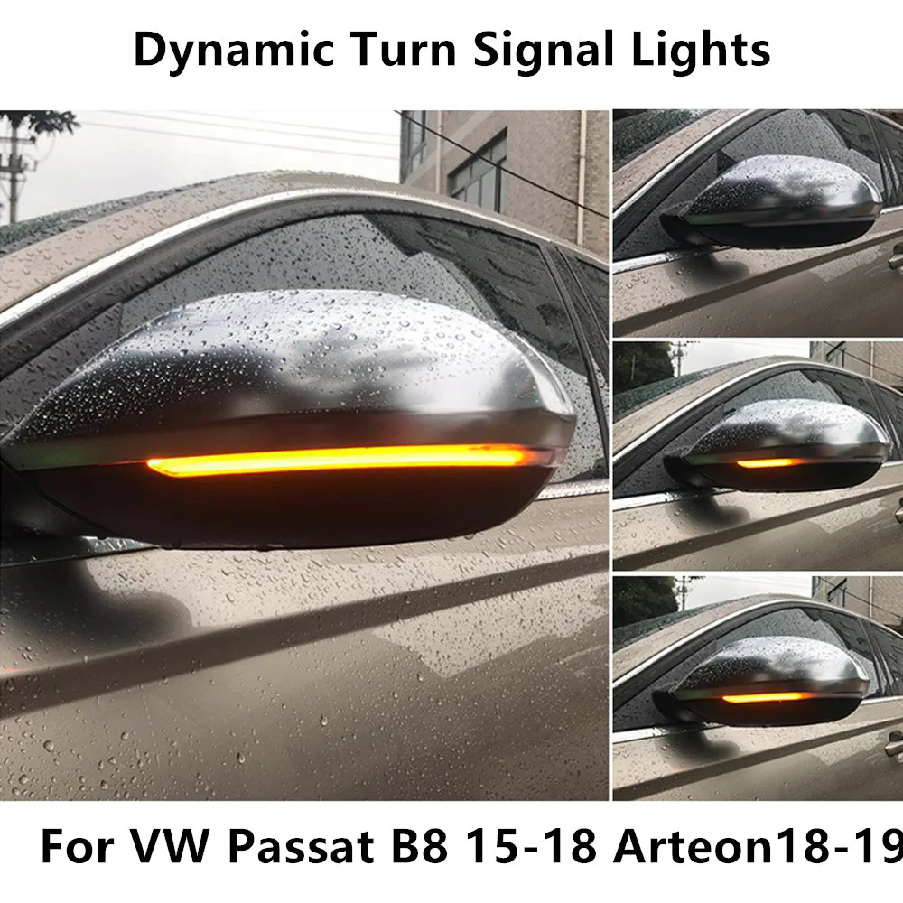 

Динамический светодиодный указатель поворота для VW Passat B8 Arteon 2015, 2016, 2017, 2018, 2019