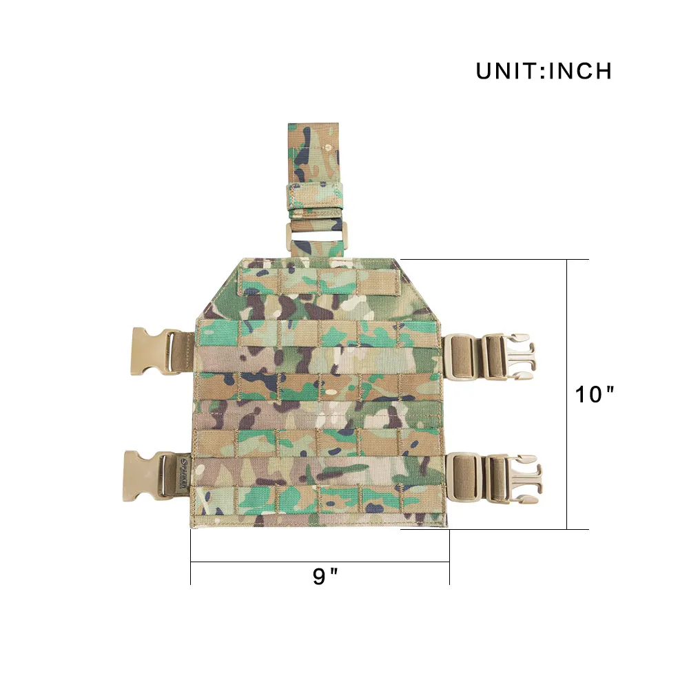 Отличный Элитный спанкер тактические ножки подвесная пластина охотничьи