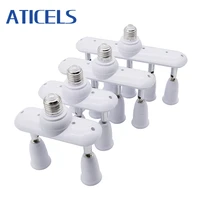 1 to 2345 e27 to e27 socket splitter adjustable converters lamp base holder for e27 led bulb