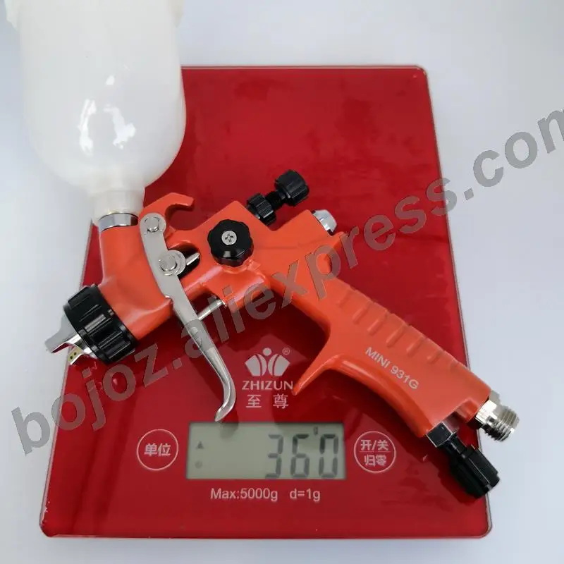 

Free shipping Mini HVLP Repair Spary gun Gravity Feed 1.0/1.2mm Tips Nozzle Air Spray Gun With 250ml Cup