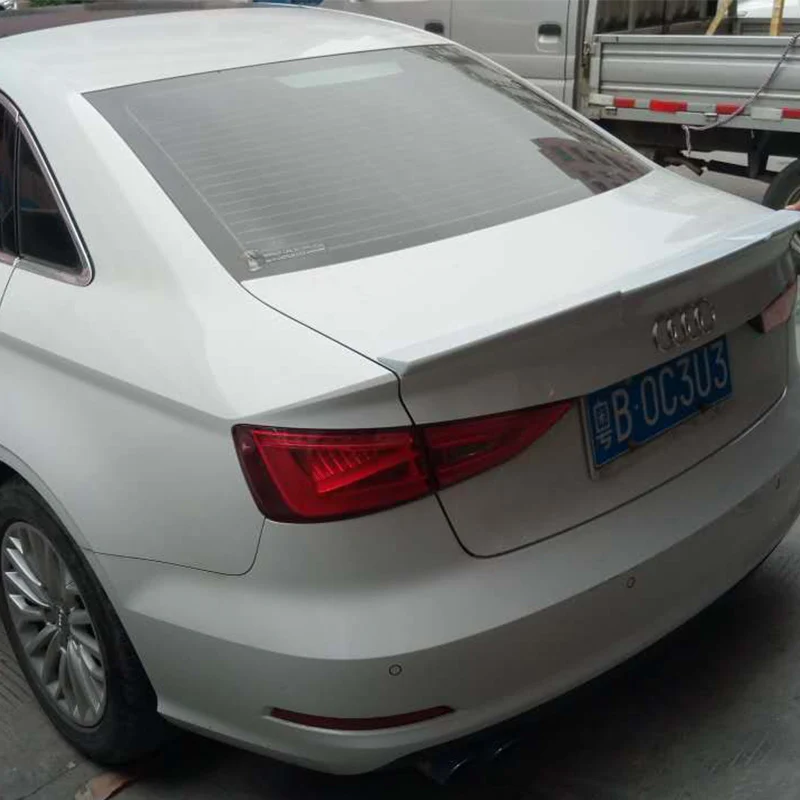 S3 A3 S lline модифицированный стиль M4 Стекловолоконный задний багажник спойлер