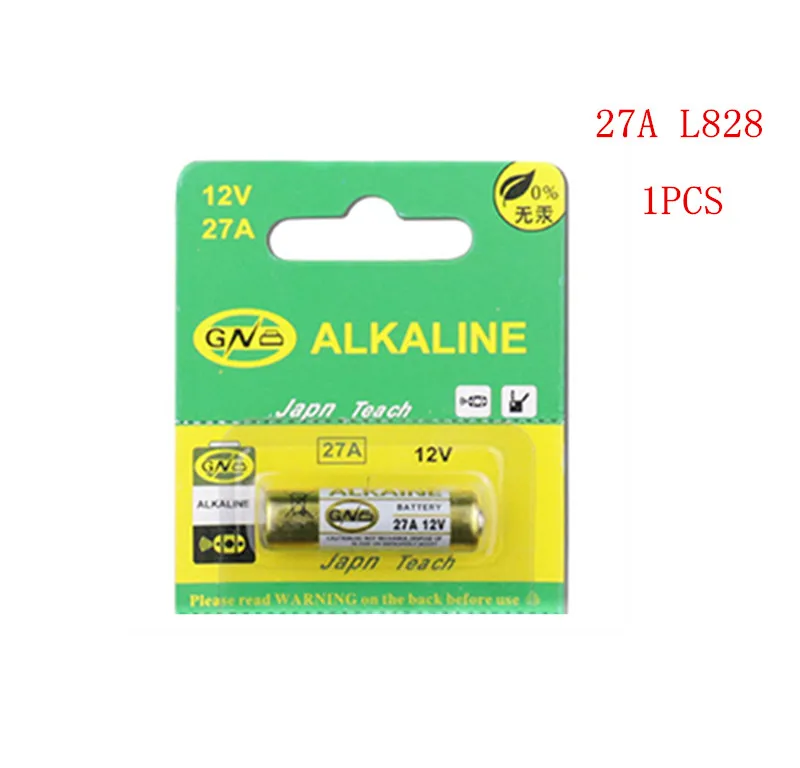 1 шт. 27A 12V сухая щелочная батарея 27AE 27MN A27 GP27A A27BP V27A VR27 L828 для дверного звонка, автосигнализации, музыкальными плеерами, автомобильный пульт дистанционного управления и т. д