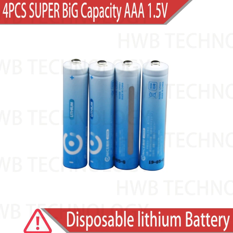 4 шт./упаковка литиевые батарейки AAA 1 5 в|aaa battery|lithium 1.5vbattery a |