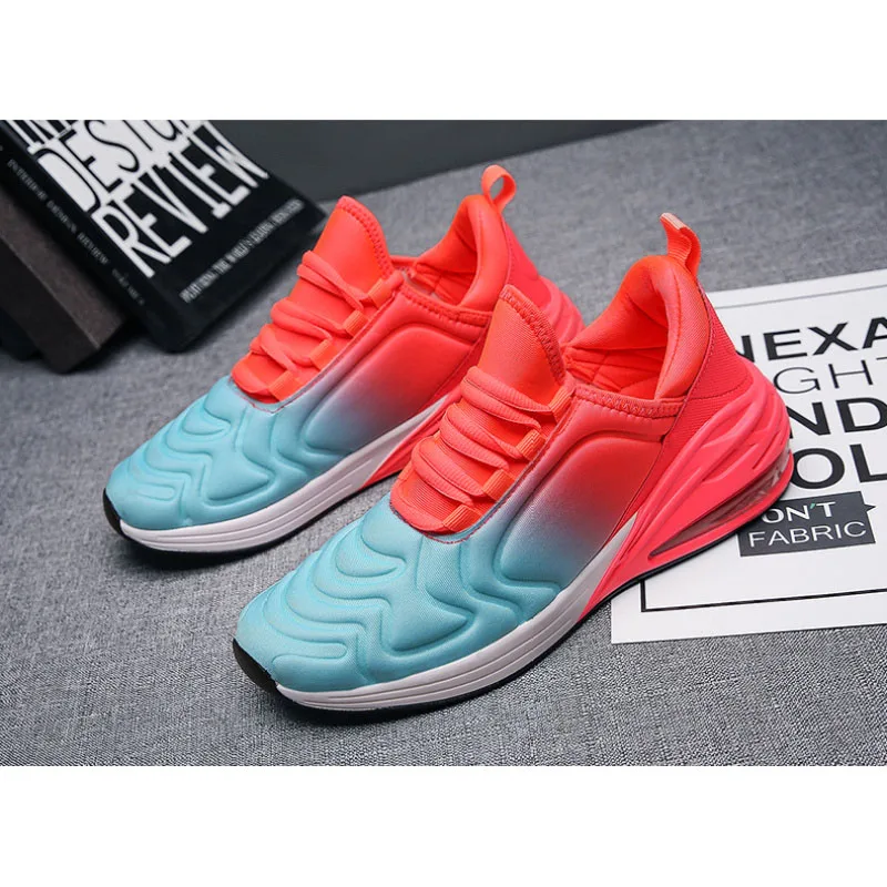 Couple Sneakers Women Casual Shoes Increase Air Cushion Brand Light Running shoes Girls Big Size Breathable Slip Spring Autumn | Спорт и