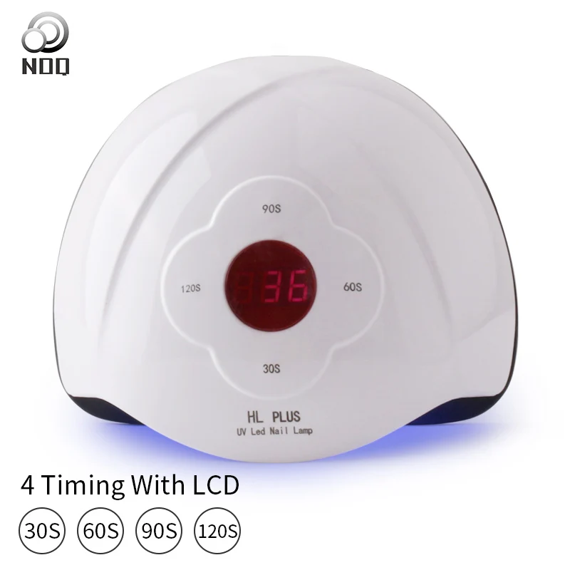 NOQ HL Plus УФ светодиодный светильник для ногтей Max90W Сушилка для ногтей ледяная лампа 45 шариков для маникюрного аппарата сушка гель-лака 4 цвета