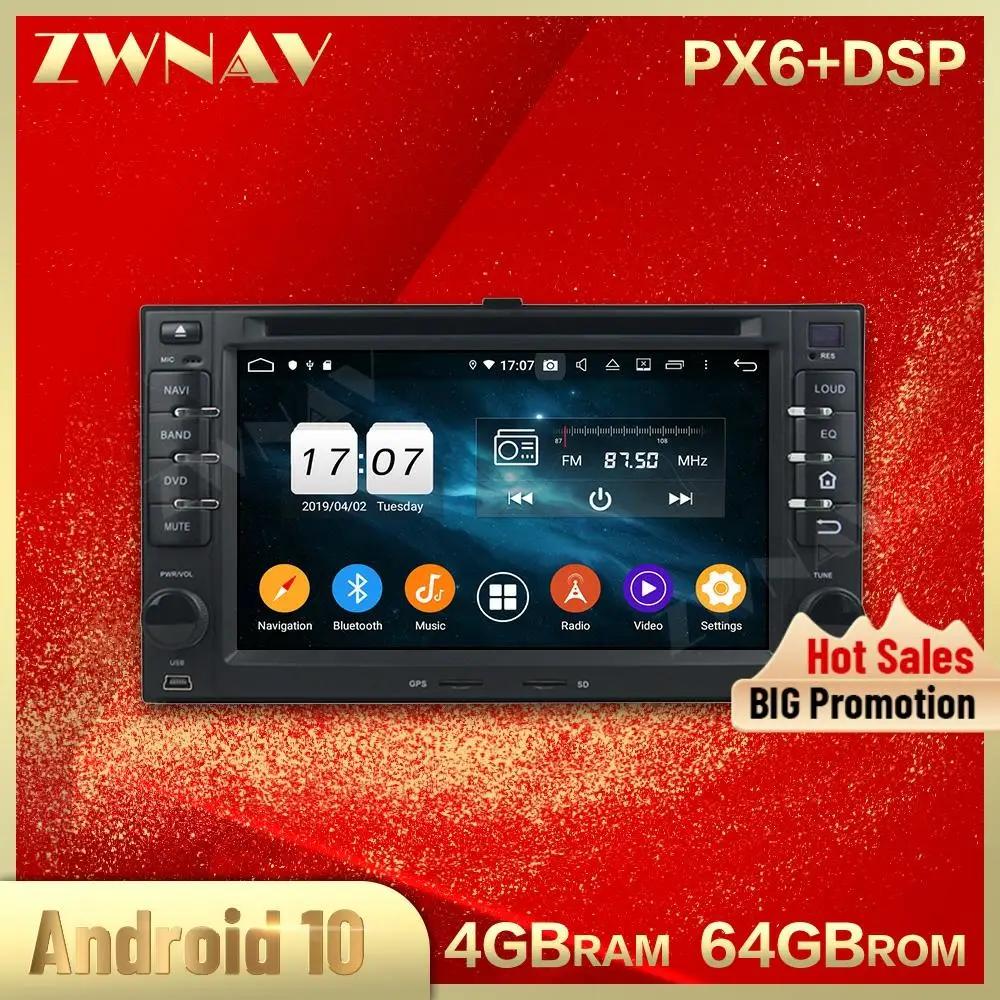 

Автомобильный мультимедийный плеер, 2 din, Android 10,0, экран для автомобиля KIA Cerato, видео, аудио, радио, стерео, wifi, GPS, navi, головное устройство, авто с...