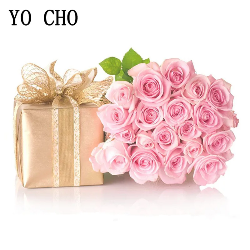 Искусственный цветок YO CHO Новый Романтический Медведь роз оптовая продажа