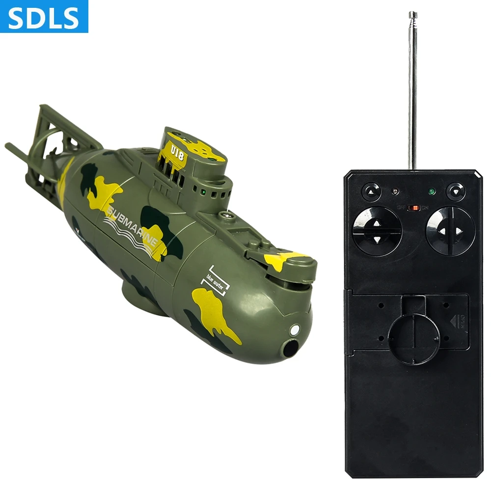 6CH RC мини подводная лодка корабль дистанционное управление с светодиодный свет