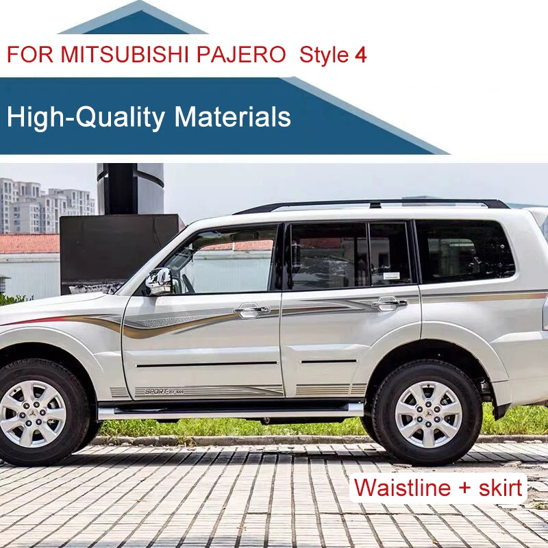 Подходит для Mitsubishi Pajero автомобильные наклейки V97 V93 с цветком тела полноцветная