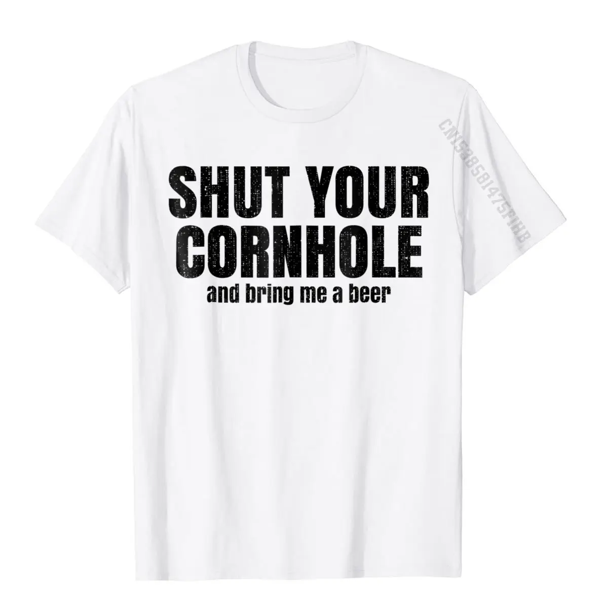 Funny Cornhole Shirt Shut Your Cornhole And Bring Me A Beer Fashionable Young T Shirt Leisure Tees Cotton Printing