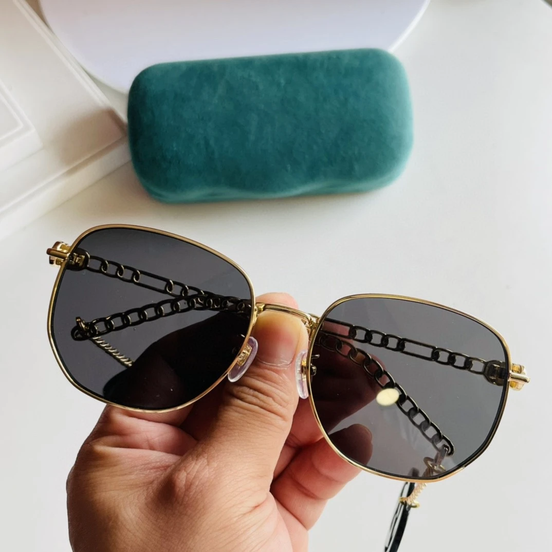 

2021 brand designer women metal sunglass high quality hot selling unisex moldel with original case fast delivery