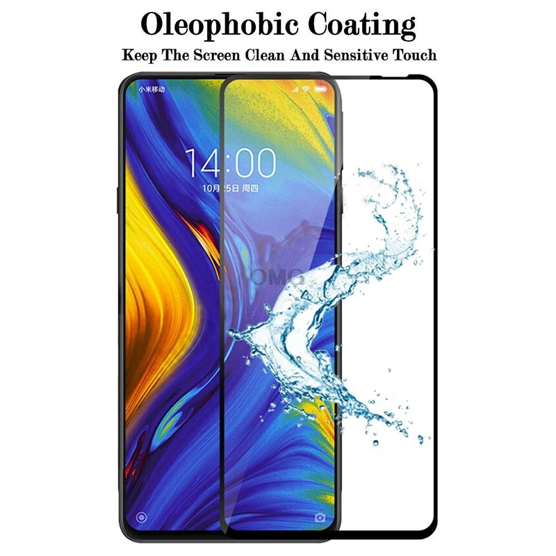 OMG 9H 0 3 мм полное покрытие из закаленного стекла для Xiaomi mix2 mix2s mix защитное стекло с