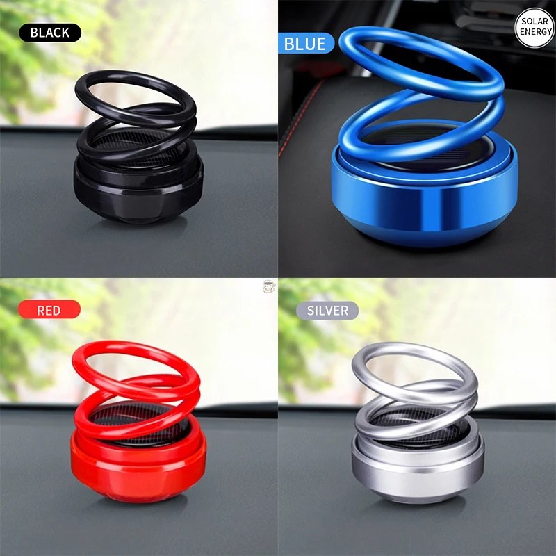 Автомобильный очиститель воздуха духи на солнечной батарее двойное кольцо