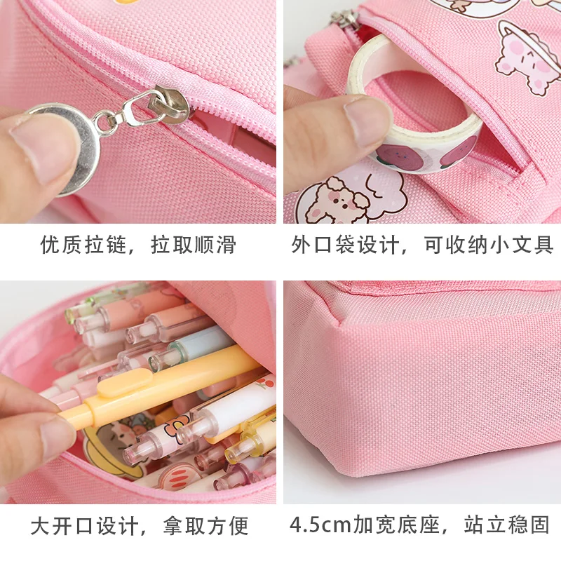2022 симпатичная сумка для карандашей на молнии девочек оригинальная Маленькая