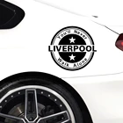 Виниловые городские красные наклейки на автомобиль Ливерпуль, фрески, креативные декоративные наклейки, наклейки на лобовое стекло, топливный бак, колпачок, автотюнинг DW10786