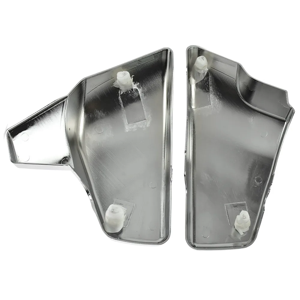 Боковая крышка аккумулятора мотоцикла 2 шт. черная/хромированная для Honda VLX 600