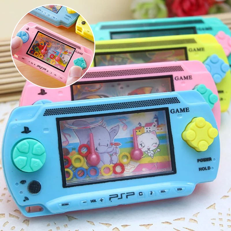 

Hot Sale Montessori Toys Children Toss Water Ring Kids Mini Novelty Educational Game Console Portable Toys