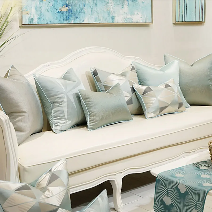 Чехол almofadas с современной геометрической подушкой Наволочка на спинку сиденья 45