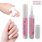 10 шт.компл. мини красивый клей для ногтей профессиональный клей для ногтей декоративные накладные наклейки акриловый клей аксессуары для ногтей Стразы