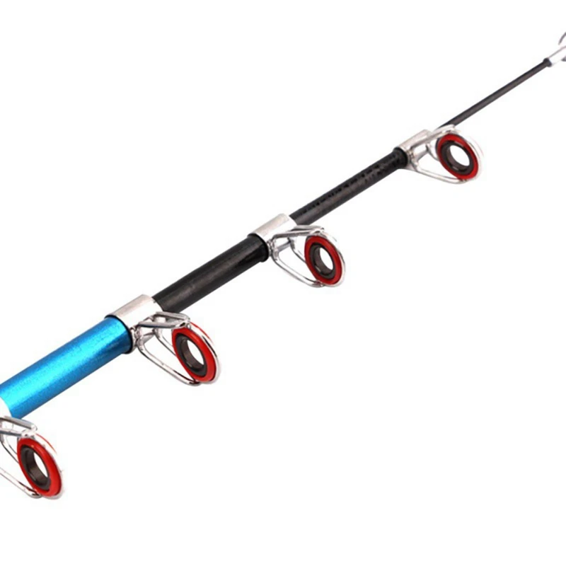 Морская рыбалка FRP телескопическая удочка супер короткая Складная портативная для соленой воды Выдвижная