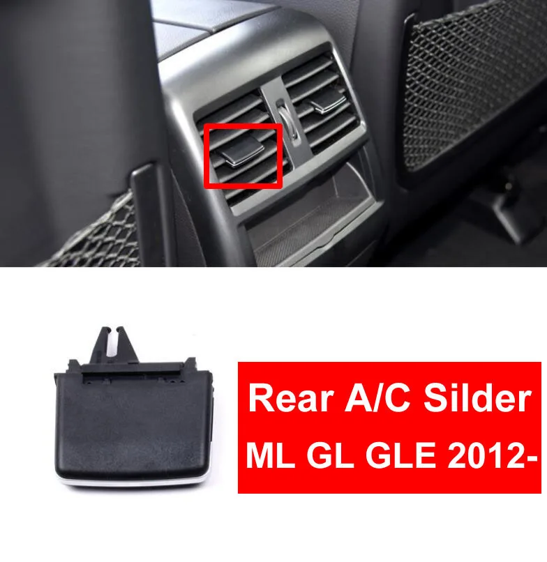 

Приборная панель, кондиционер, решетка вентиляции переменного тока, Выходная крышка, полированная Замена для Mercedes-BENZ W166 W292 ML GL GLE GLS 2012-2019