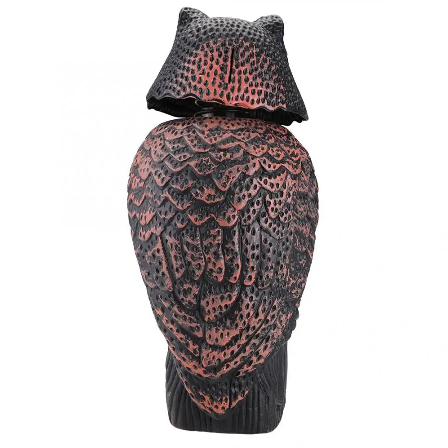 Garden Prowler Owl Rotating Head Decoy Protection Repellent Bird Pest Scarer Scarecrow | Дом и сад