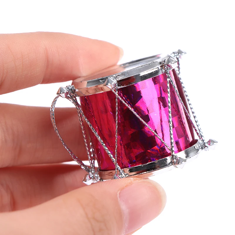 

12pcs Mini Dollhouse Decor Toys Doll Instrument Drum Musical Toy For Barbi Decor