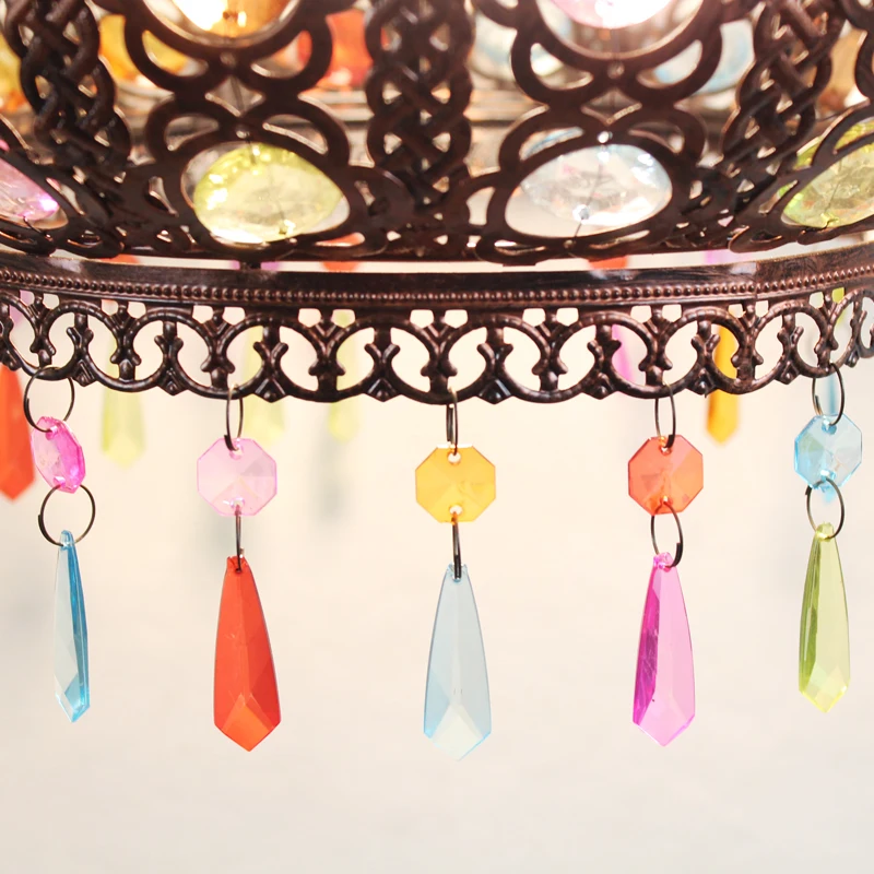 値段 Bohemia-レトロな錬鉄製の吊り下げ式ランプwl5051732,装飾的なインテリアランプ,ロフト,リビングルーム,レストランに最適