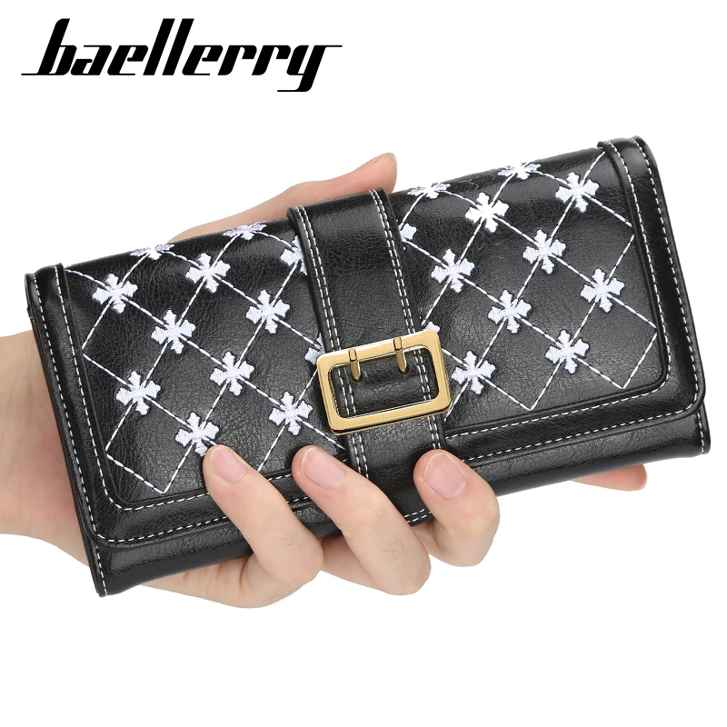 Повседневные женские кошельки Baellerry Женский кошелек черные Дамские и бумажники