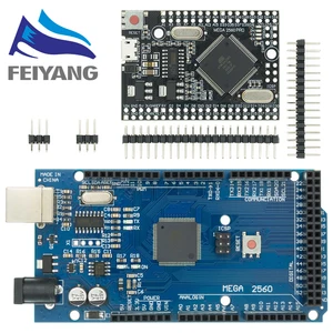 Макетная плата MEGA2560, MEGA 2560 R3 (ATmega2560-16AU CH340G) Pro mini MEGA2560, USB, с кабелем для arduino